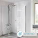 ORB 20cm Rainfall Shower System – 2 - Knob Mixer + Handheld Spray - Antique Brass Basin Bathroom faucetBathroomLux