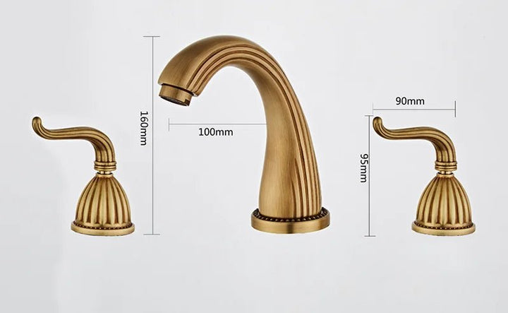 Ottoman Blend Antique Bronze bathroom faucet - BathroomLux