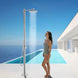 Outdoor Freestanding Shower – Modern Stainless Steel Hot & Cold Mixer - outdoor freestanding showerBathroomLux