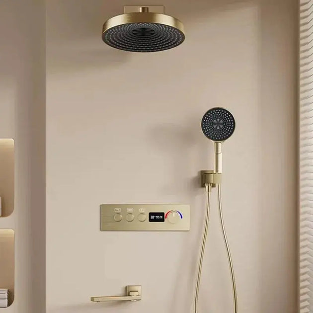 Prism Thermostatic Bathroom Shower Faucet - In Wall - 3 Years Warranty - Bathroom FaucetBathroomLux