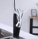 Pull - Down Kitchen Faucet – Chrome & Matte Black Single Handle Mixer - pull out kitchen faucetBathroomLux
