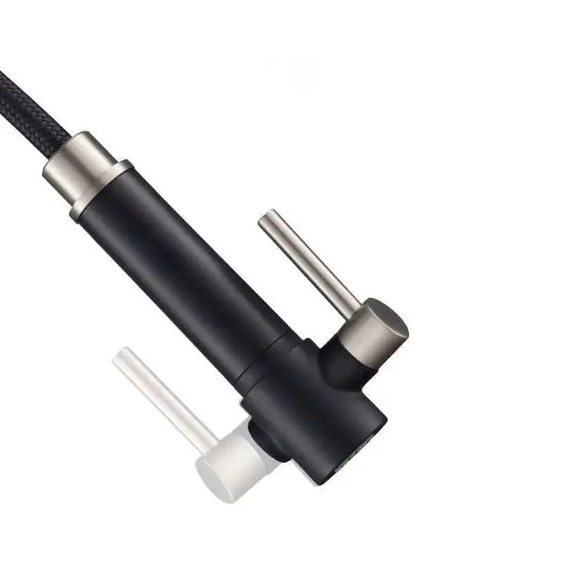 Pull - Down Kitchen Faucet with 2 - Function Sprayer – High Arc Spout Mixer Tap - Pull - Down Kitchen FaucetBathroomLux