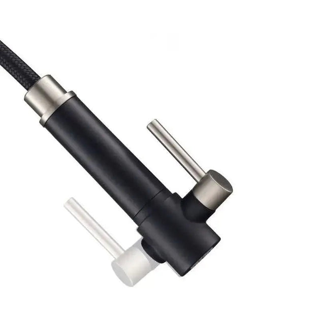 Pull - Down Kitchen Faucet with 2 - Function Sprayer – High Arc Spout Mixer Tap - Pull - Down Kitchen FaucetBathroomLux