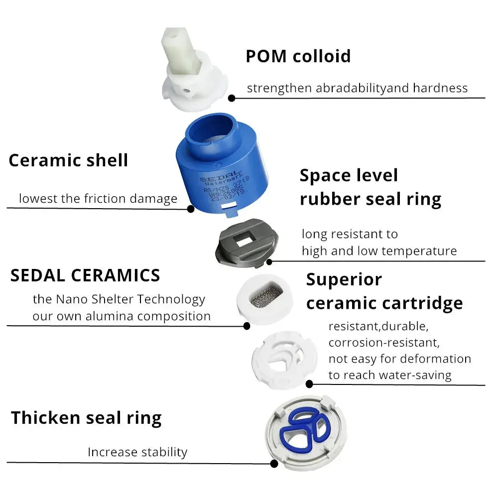 Purification Gold 3 - Way Kitchen Mixer Tap Water Filter Sink Faucet - BathroomLux