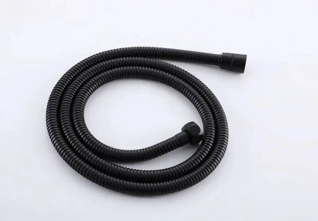 Rainfall Shower Mixer Combo – Matte Black & Rose Gold Finish - Concealed Dual Handles Rainfall Shower Head Combo SetBathroomLux