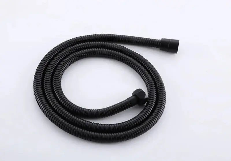 Rainfall Shower Mixer Combo – Matte Black & Rose Gold Finish - Concealed Dual Handles Rainfall Shower Head Combo SetBathroomLux