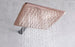 Rainfall Shower Mixer Combo – Matte Black & Rose Gold Finish - Concealed Dual Handles Rainfall Shower Head Combo SetBathroomLux