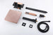 Rainfall Shower Mixer Combo – Matte Black & Rose Gold Finish - Concealed Dual Handles Rainfall Shower Head Combo SetBathroomLux