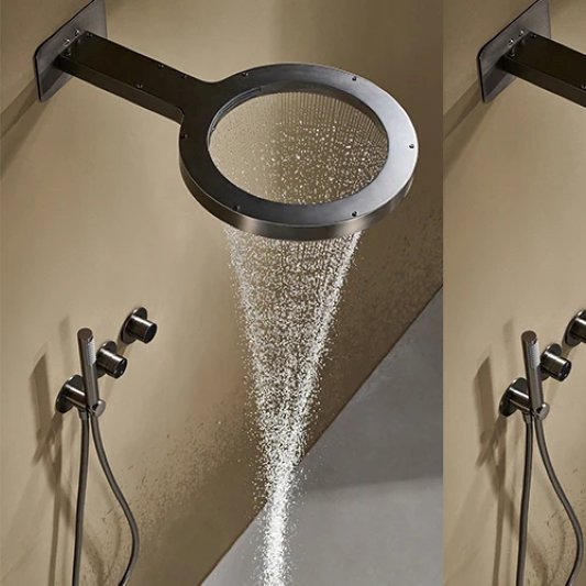 Rainfall Shower System Wall Mounted - 5 Years Warranty | Black - conceal showerBathroomLux