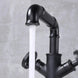 Retro Black Water Mixer Bathroom Faucet Hot and Cold Dual Handles Tall - Retro Bathroom FaucetBathroomLux