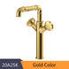 Retro Black Water Mixer Bathroom Faucet Hot and Cold Dual Handles Tall - Retro Bathroom FaucetBathroomLux
