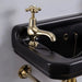 Retro Wall - Hung Cloakroom Bathroom Sink – Ceramic with Double Tap Holes - Vessel Sinks ukBathroomLux