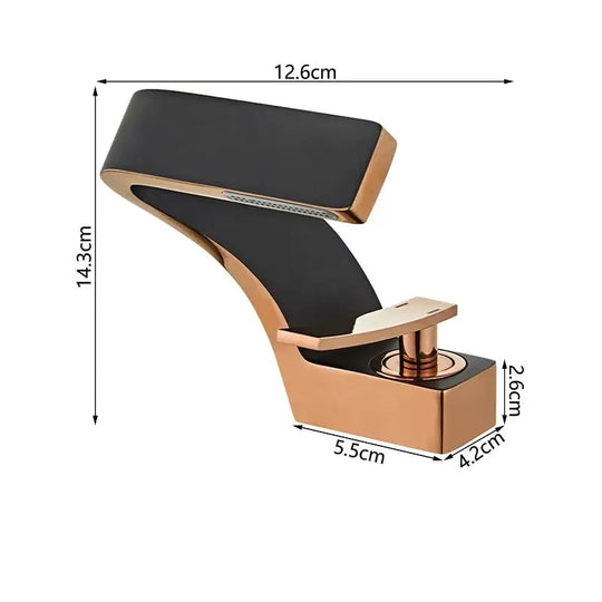 Revona Curve Bathroom Faucet - 2 years Guarantee - Bathroom FaucetBathroomLux