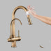 Rose Dual Handle Touch Sensor Filter Water Faucet - BathroomLux