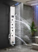Rose LED Light Shower Panel: Waterfall Rain System with Spa Massage and Bidet - BathroomLux