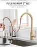 Sensor Smart Touch Kitchen Faucet – Hot & Cold Mixer with Pull Down Spout - 2 - Way Smart Touch Pull Down Kitchen FaucetBathroomLux