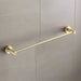 Single Towel Bar Brushed Gold Stainless Steel Towel Holder Rack - Towel RacksBathroomLux