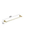 Single Towel Bar Brushed Gold Stainless Steel Towel Holder Rack - Towel RacksBathroomLux