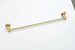 Single Towel Bar Brushed Gold Stainless Steel Towel Holder Rack - Towel RacksBathroomLux