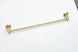 Single Towel Bar Brushed Gold Stainless Steel Towel Holder Rack - Towel RacksBathroomLux