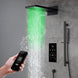 Smart Steam Shower – Multi - Color, Music & Temperature Control | Modern Bathroom Tech - bathroom faucet with led lightsBathroomLux