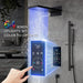 Smart Steam Shower – Multi - Color, Music & Temperature Control | Modern Bathroom Tech - bathroom faucet with led lightsBathroomLux