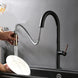 Smart Touch Kitchen Tap – Black Plated Solid Brass Mixer with Sensor Control - Smart Touch Kitchen TapBathroomLux