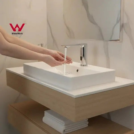 Smart Touchless Infrared Basin Tap – Single Hole Zinc Alloy with WaterMark - Smart Touchless Basin TapBathroomLux