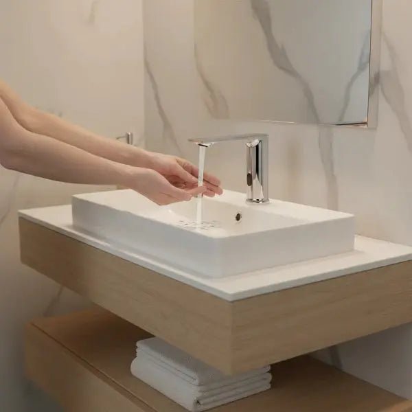 Smart Touchless Infrared Basin Tap – Single Hole Zinc Alloy - Smart Touchless Basin TapBathroomLux