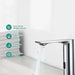 Smart Touchless Infrared Basin Tap – Single Hole Zinc Alloy - Smart Touchless Basin TapBathroomLux
