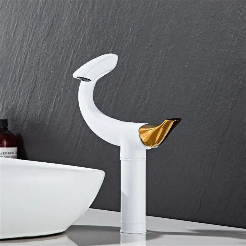 Swan Modern bathroom faucet long - BathroomLux