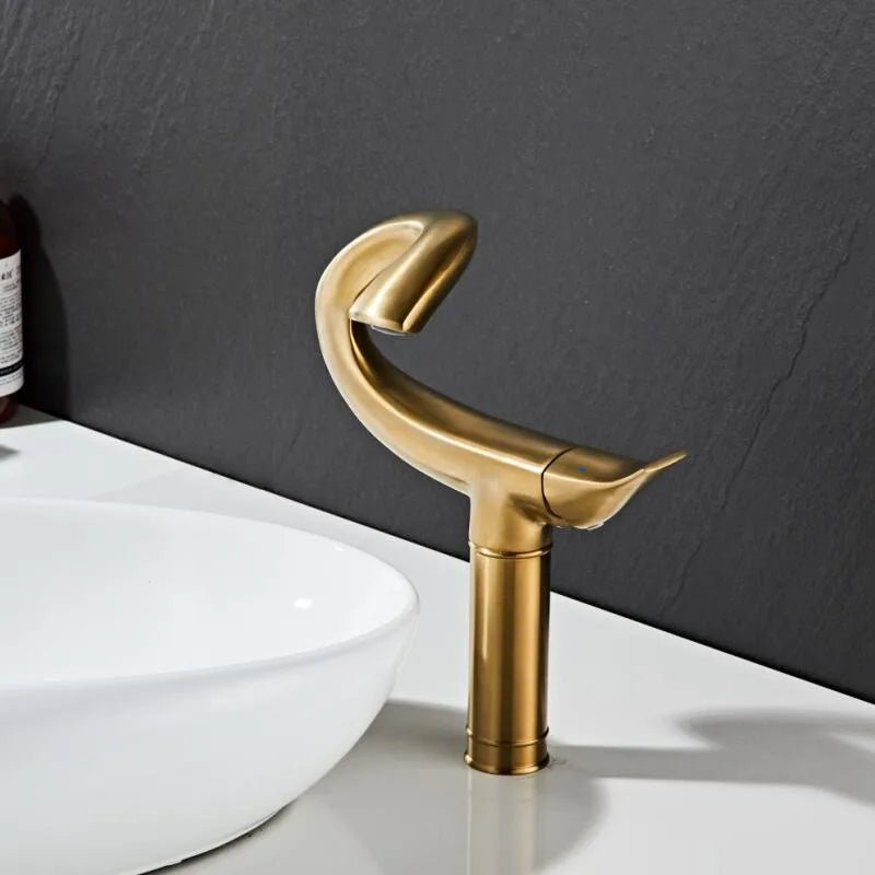 Swan Modern bathroom faucet long - BathroomLux