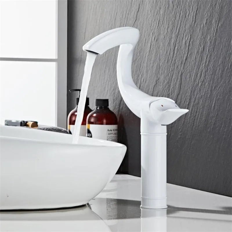 Swan Modern bathroom faucet long - BathroomLux