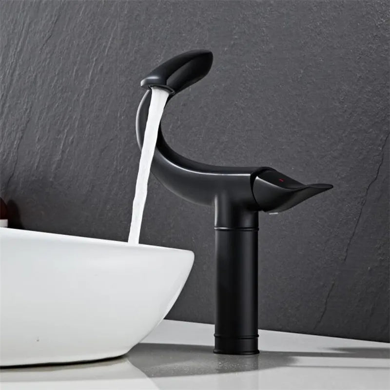 Swan Modern bathroom faucet long - BathroomLux