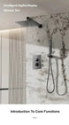 Thermostatic Shower System with LED, Rainfall & Anti - Scald Tech - Concealed Rain Shower SystemBathroomLux