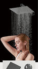 Thermostatic Shower System with LED, Rainfall & Anti - Scald Tech - Concealed Rain Shower SystemBathroomLux