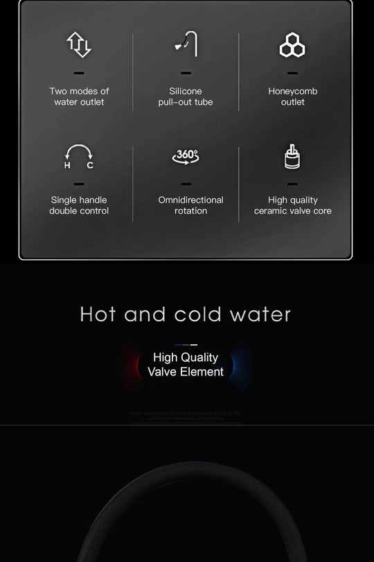 Touch Control Brass Kitchen Faucet Pull - Out Dual Control - Kitchen Faucet Touch Switch DesignBathroomLux