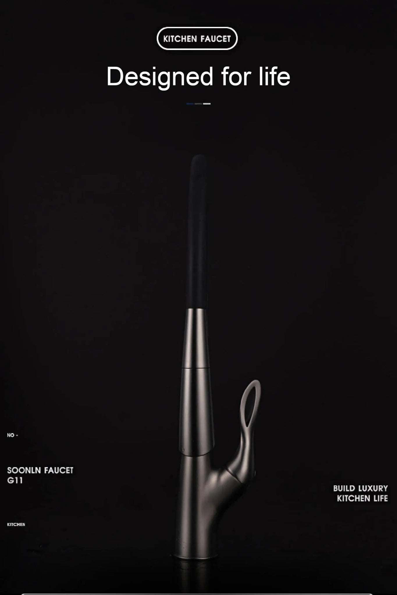 Touch Control Brass Kitchen Faucet Pull - Out Dual Control - Kitchen Faucet Touch Switch DesignBathroomLux