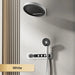 Luxury Gun Gray Digital Shower System – 4 Functions Dual Control Mixer Tap BathroomLux