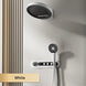 Luxury Gun Gray Digital Shower System – 4 Functions Dual Control Mixer Tap BathroomLux
