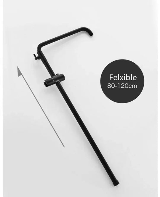 Wall - Mounted 3 - Way LED Rainfall Shower System – Modern Bathroom Shower Set - Rainfall Shower with DiverterBathroomLux