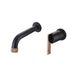 Wall Mounted Bathroom Faucet Black Brass Basin Mixer Tap - wall mounted bath tapsBathroomLux