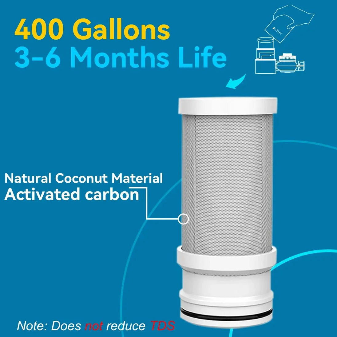 Water Filter Purifier System 320 - Gallon ALTHY Faucet Tap - water dispensing filtrationBathroomLux