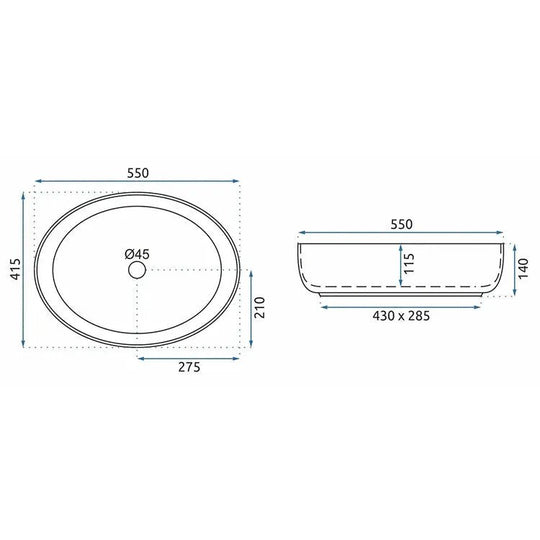 White Marble Effect Ceramic Basin – Stylish Bathroom Countertop Sink - bathroom ceramic washbasinBathroomLux